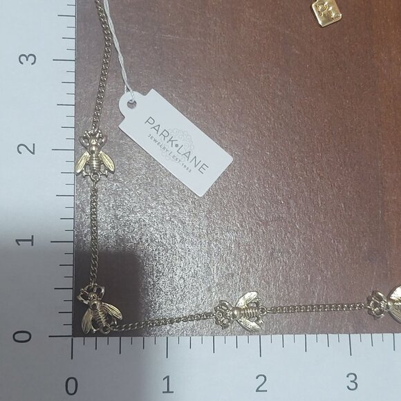 Park Lane Seven Bee Necklace Gold Tone - Picture 8 of 10